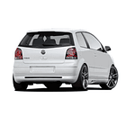 Pastillas Freno Volkswagen Polo 2002-2009 Trasero 2