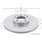 Disco Freno Peugeot RCZ 2009-2015 Trasero 4