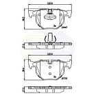 Pastillas Freno BMW X5 4.8i 2007-2013 Trasero 3