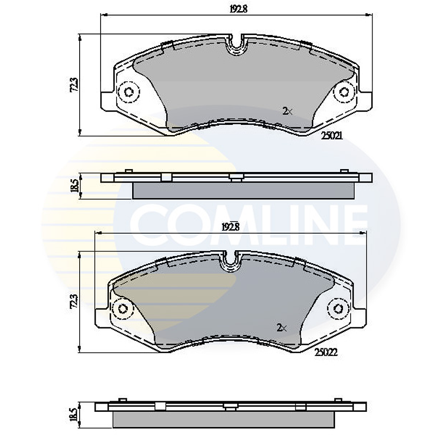 Pastillas Freno Land Rover Discovery 2009-2016 Delantero 3