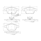 Pastillas Freno Audi A4 2008-2016 Delantero 3
