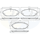 Pastillas Freno Mercedes Benz C300 2015-2021 Delantero 4