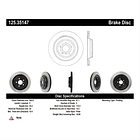 Disco Freno Mercedes Benz GL450 2013-2019 Trasero 4