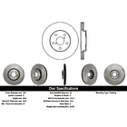Disco Freno Lexus IS250 2014-2023 Delantero 4