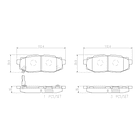 Pastillas Freno Toyota GT 86 2012-2021 Trasero 3