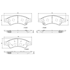 Pastillas Freno Ford Ranger 2011-2023 Delantero 4