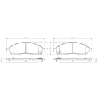 Pastillas Freno Chevrolet Colorado 2004-2012 Delantero 2