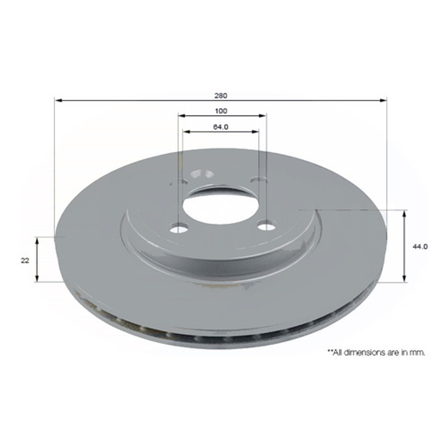 Disco Freno Mini Cooper 2006-2013 Delantero 4