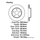 Disco Freno Jeep Wrangler 2007-2018 Delantero 4