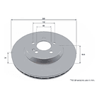 Disco Freno Mercedes Benz Glc300 2016-2023 Trasero 4
