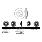 Disco Freno Subaru Legacy 2009-2014 Delantero 3