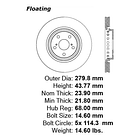 Disco Freno Renault Duster 2009-2020 Delantero 4