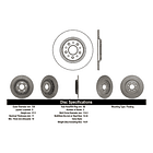 Disco Freno Lincoln Mkx 2007-2015 Delantero 4