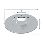 Disco Freno Mazda 3 2013-2018 Trasero 3