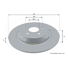 Disco Freno Ford Escape 2013-2019 Trasero 4