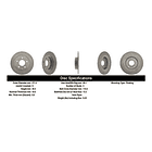 Disco Freno Mazda 323 1989-1994 Trasero 4