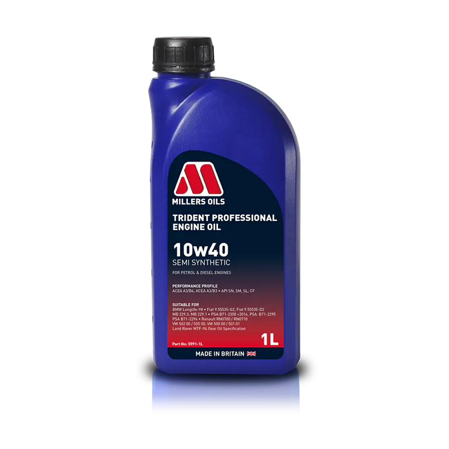 Aceite Motor Trident Professional 10w40 Formato 1L 1