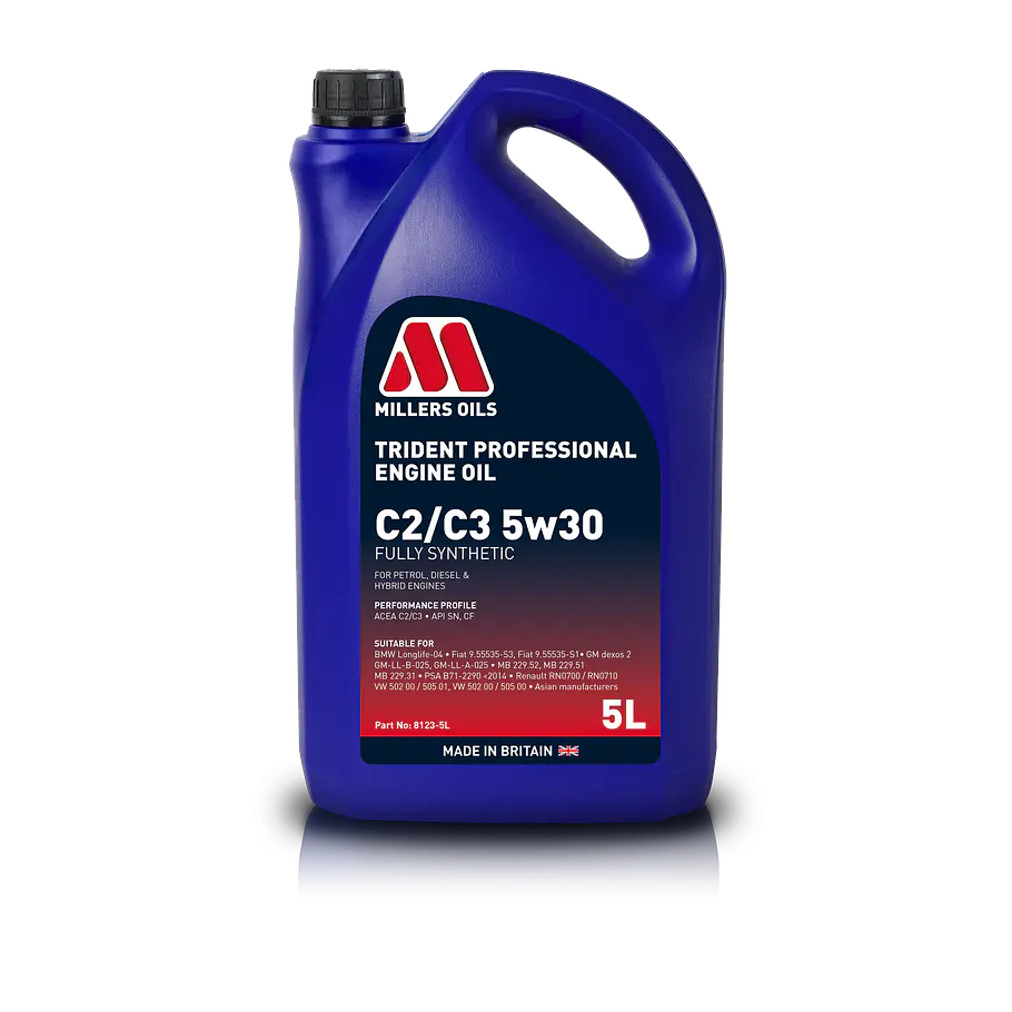 Aceite Motor Trident Professional C2 C3 5w30  Formato 5L 1