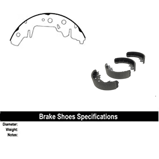 Balata Freno Chrysler Voyager 2001-2007 Trasera