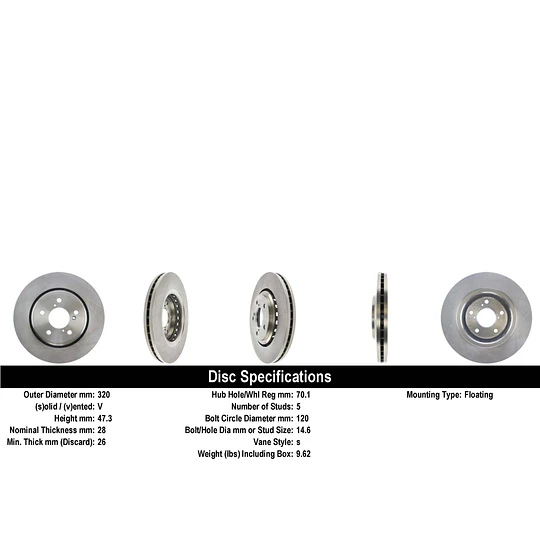 Disco Freno POWERSTOP JBR1590