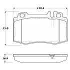 Pastillas Freno Mercedes Benz S500 1999-2005 Delantero 2