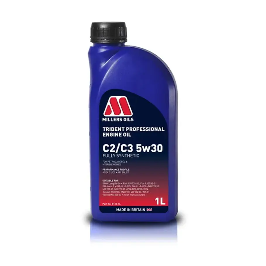 Aceite Motor Trident Professional C2 C3 5w30  Formato 1L 1