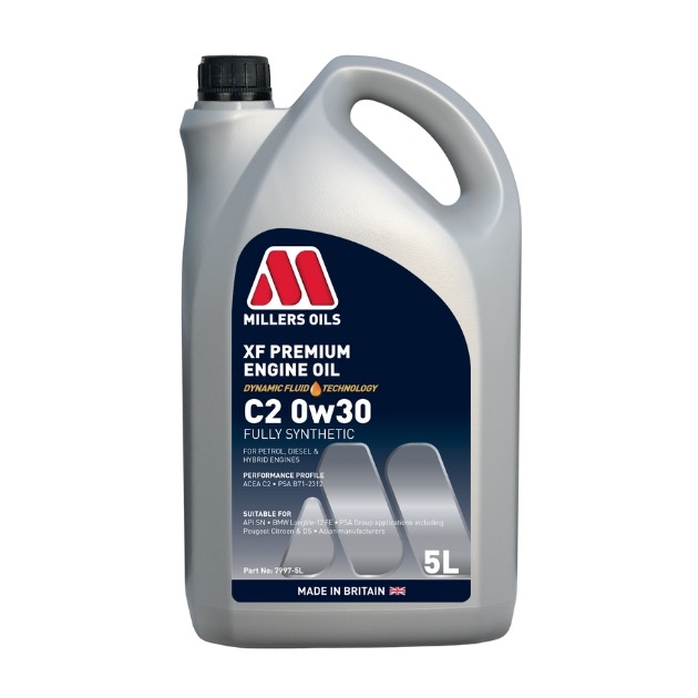 Aceite Motor XF Premium Engine Oil C2 0w30 Formato 5L