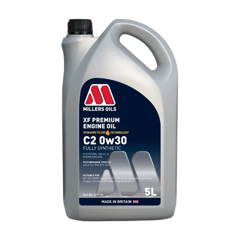 Aceite Motor XF Premium Engine Oil C2 0w30 Formato 5L 1