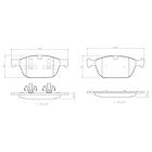 Pastillas Freno Volvo XC90 2003-2015 Trasero 2