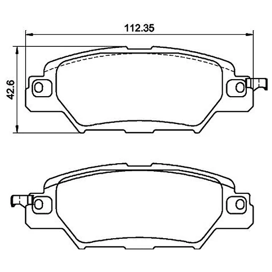 Pastillas Freno Mazda CX-5 2017-2023 Trasero