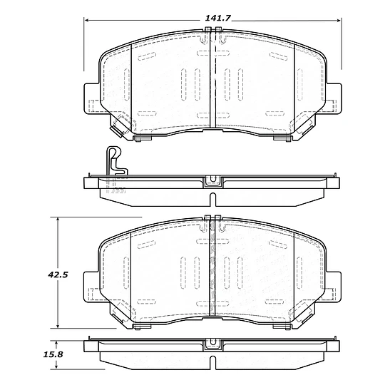 Pastillas Freno Mazda CX-5 2017-2023 Delantero