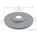 Disco Freno Audi A5 2016-2024 Delantero 2