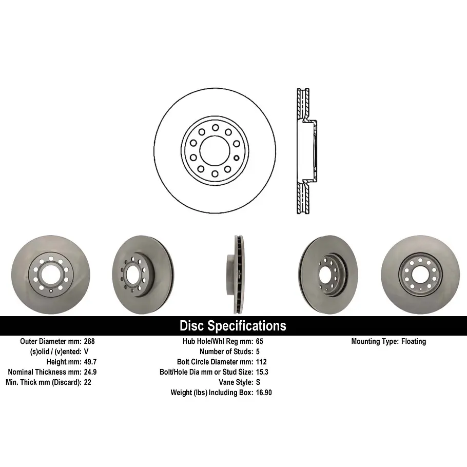 Disco Freno POWERSTOP EBR830 3