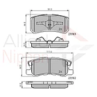 Pastillas Freno ALLIED NIPPON ADB0905 3