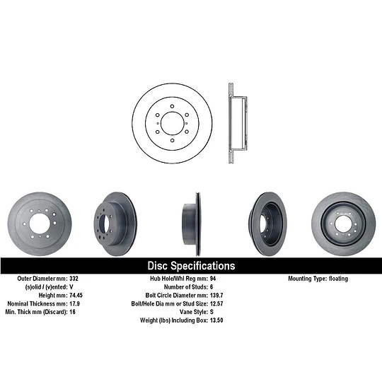 Disco Freno C-TEK 121.99069