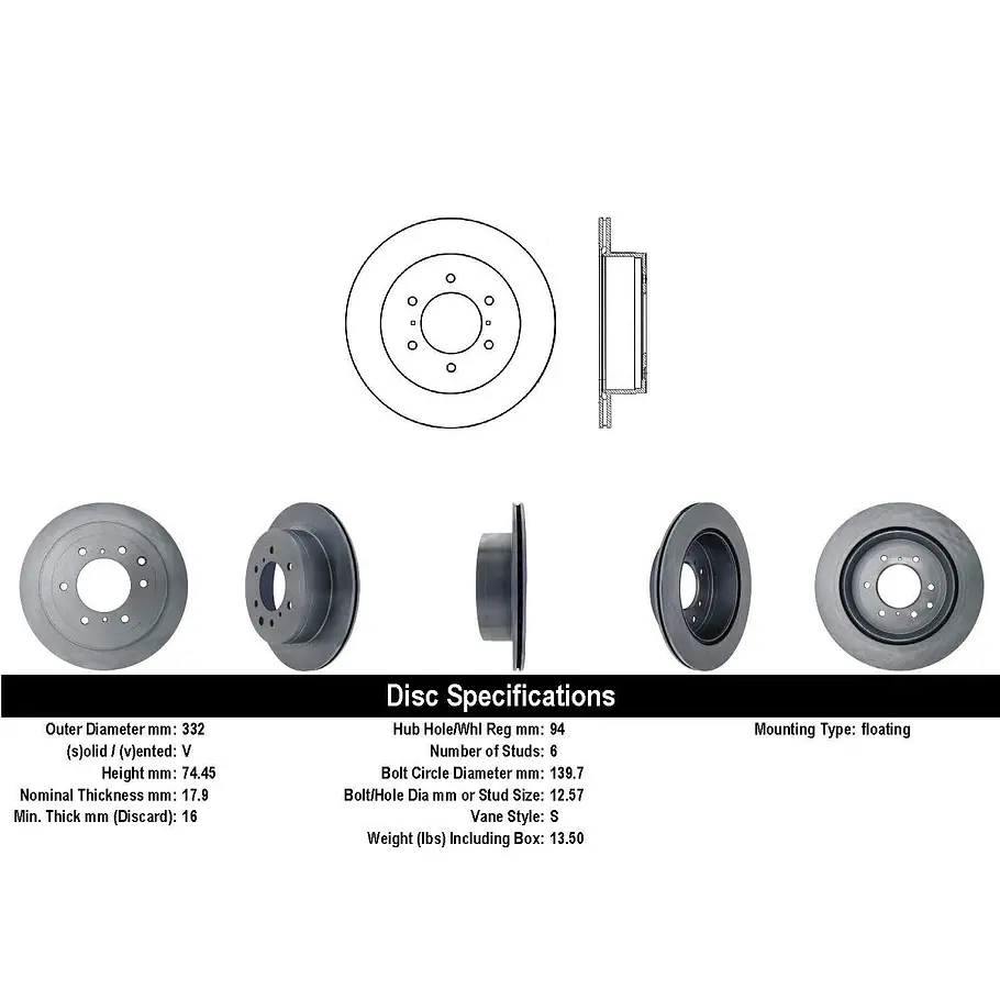 Disco Freno C-TEK 121.99069 2