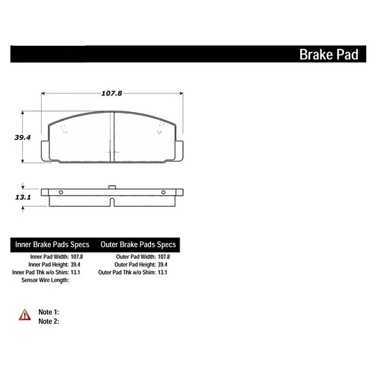 Pastillas Freno Mazda 6 2002-2008 Trasera