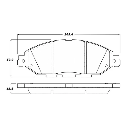Pastillas Freno Infiniti QX60 2013-2020 Delantera