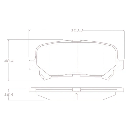 Pastillas Freno Honda Odyssey 2013-2023 Trasera