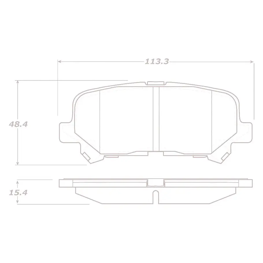 Pastillas Freno Acura ZDX 2010-2013 Trasera 