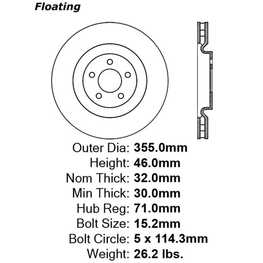 Disco Freno POWERSTOP AR8184 1