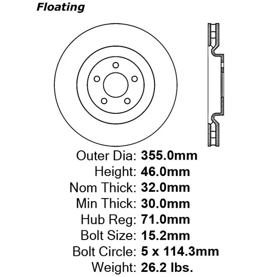 Disco Freno POWERSTOP AR8184