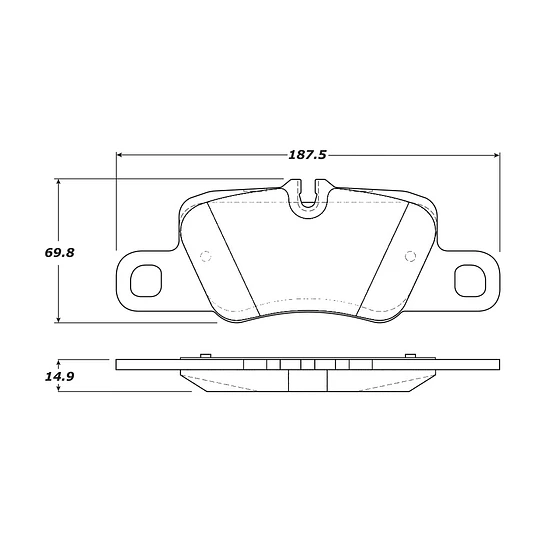 Pastillas Freno Porsche 911 2012-2019 Trasera