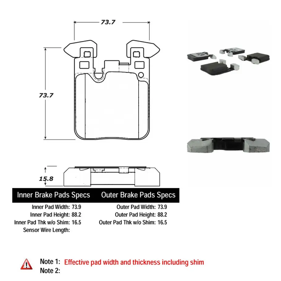 Pastillas Freno BMW 228i xDrive 2014-2021 Trasera 