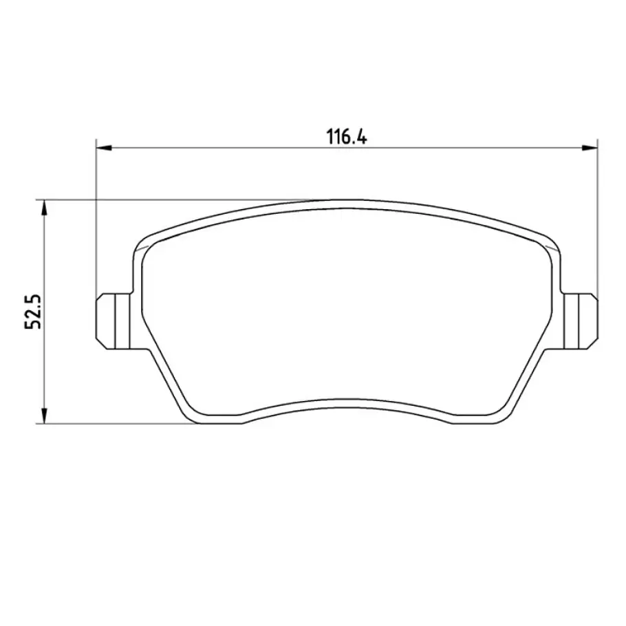 Pastillas Freno Renault Clio 2012-2020 Delantera 