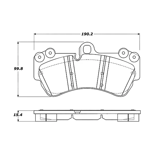 Pastillas Freno Volkswagen Touareg 2002-2010 Delantero