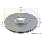 Disco Freno Audi A6 2004-2011 Delantero 2