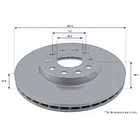 Disco Freno Audi A3 2003-2013 Delantero 1