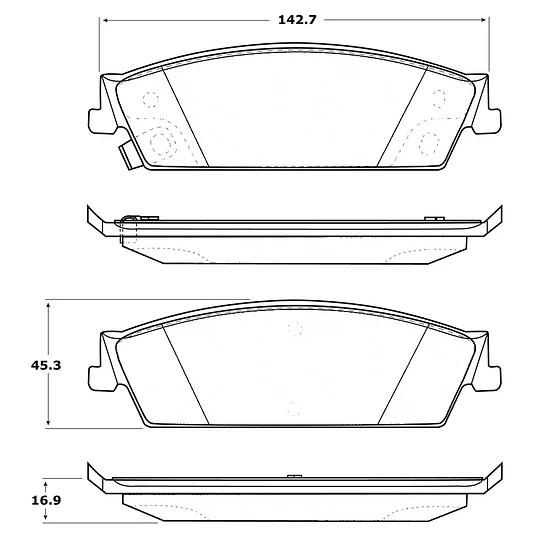 Pastillas Freno GMC Yukon 2007-2014 Delantera