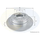 Disco Freno Mercedes Benz C180 2008-2014 Trasero 2